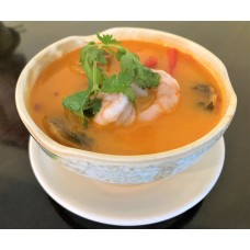 21b. Thai Tom Yum Soup w. Shrimp